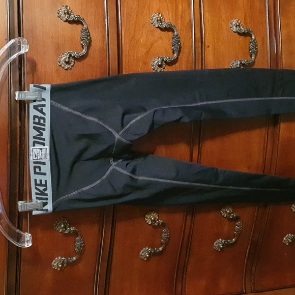 Men's Nike Pro Combat Compression Tights Sz L - Picture 4 of 4